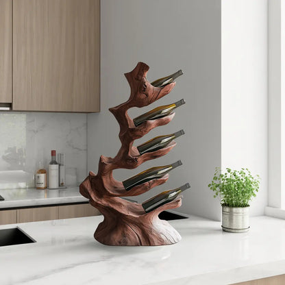 Rustic Wine Stand For Furniture Rustic Wood Display Kitchnce