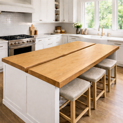 Solid Wood Kitchen Countertop Slab – Island Bar Top for Kitchen Seating Kitchnce