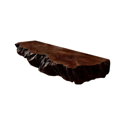 Norvian Live Edge Solid Wood Floating Bathroom Vanity SPA905613 Kitchnce