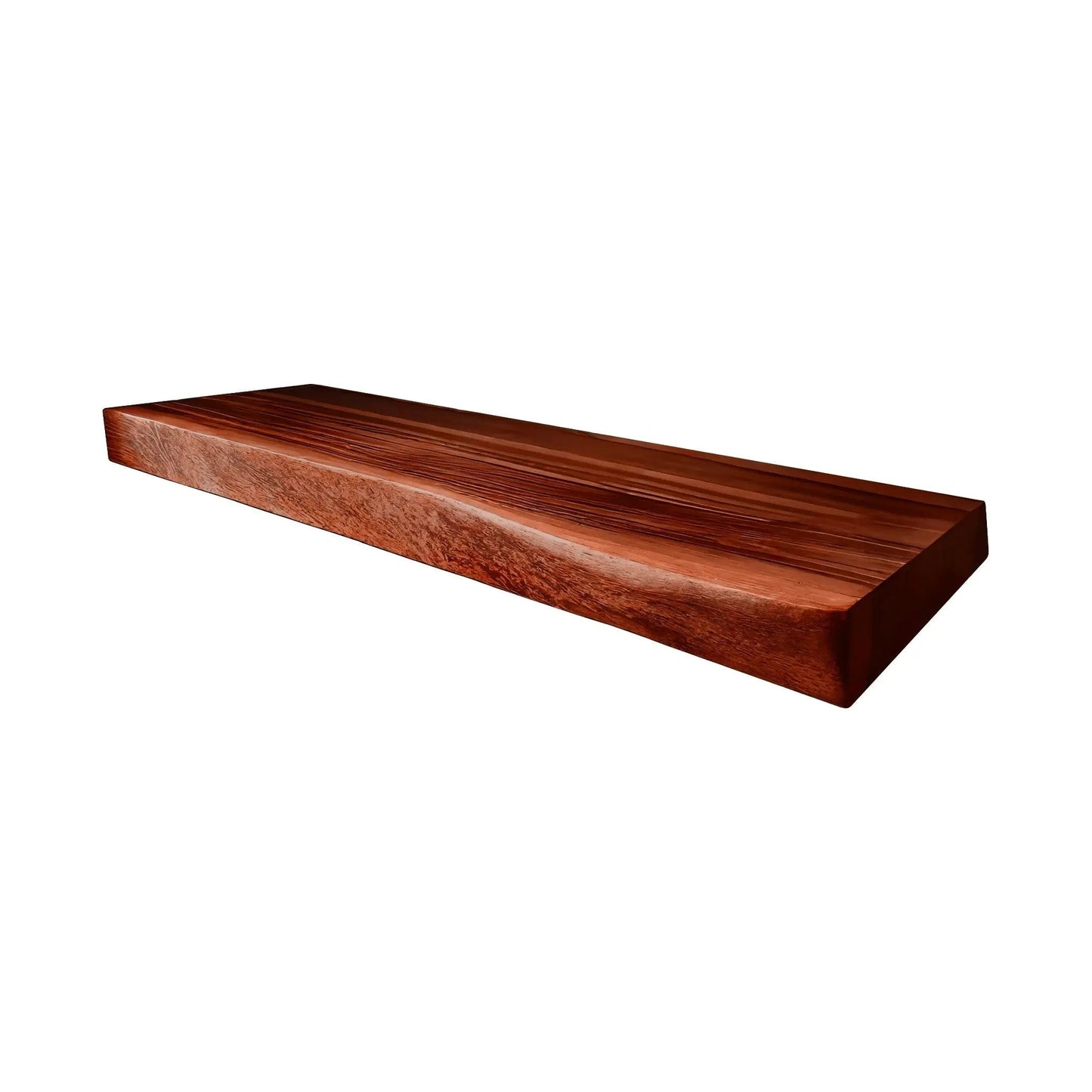Echra Rustic Handcrafted Solid Wood Floating Bathroom Vanity Slab Kitchnce