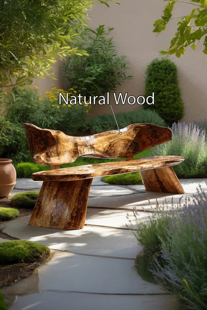 Farmhouse Ergonomic Wood Bench For Backyard Retreat Kitchnce