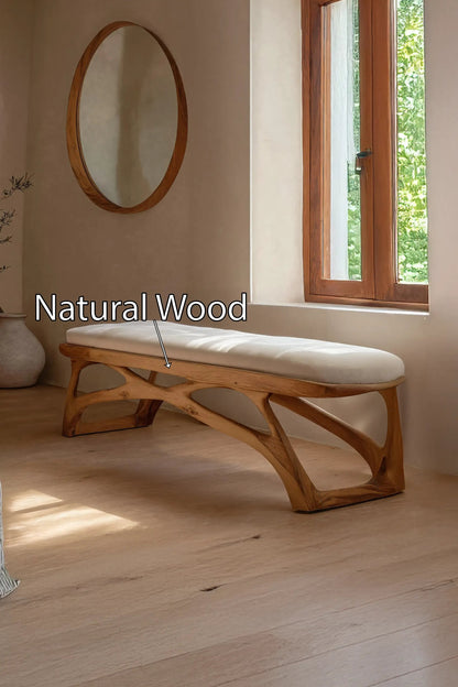 Minimalist Wooden Bench For Bedroom Interior Accent Kitchnce