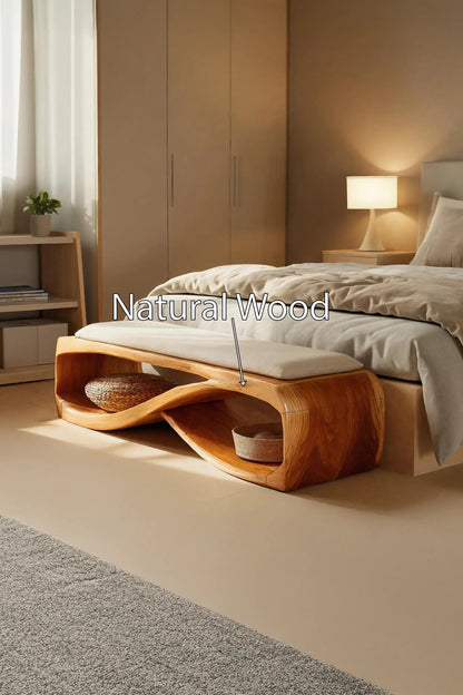 Contemporary Wooden Bench For Bedroom Furniture Decor Kitchnce