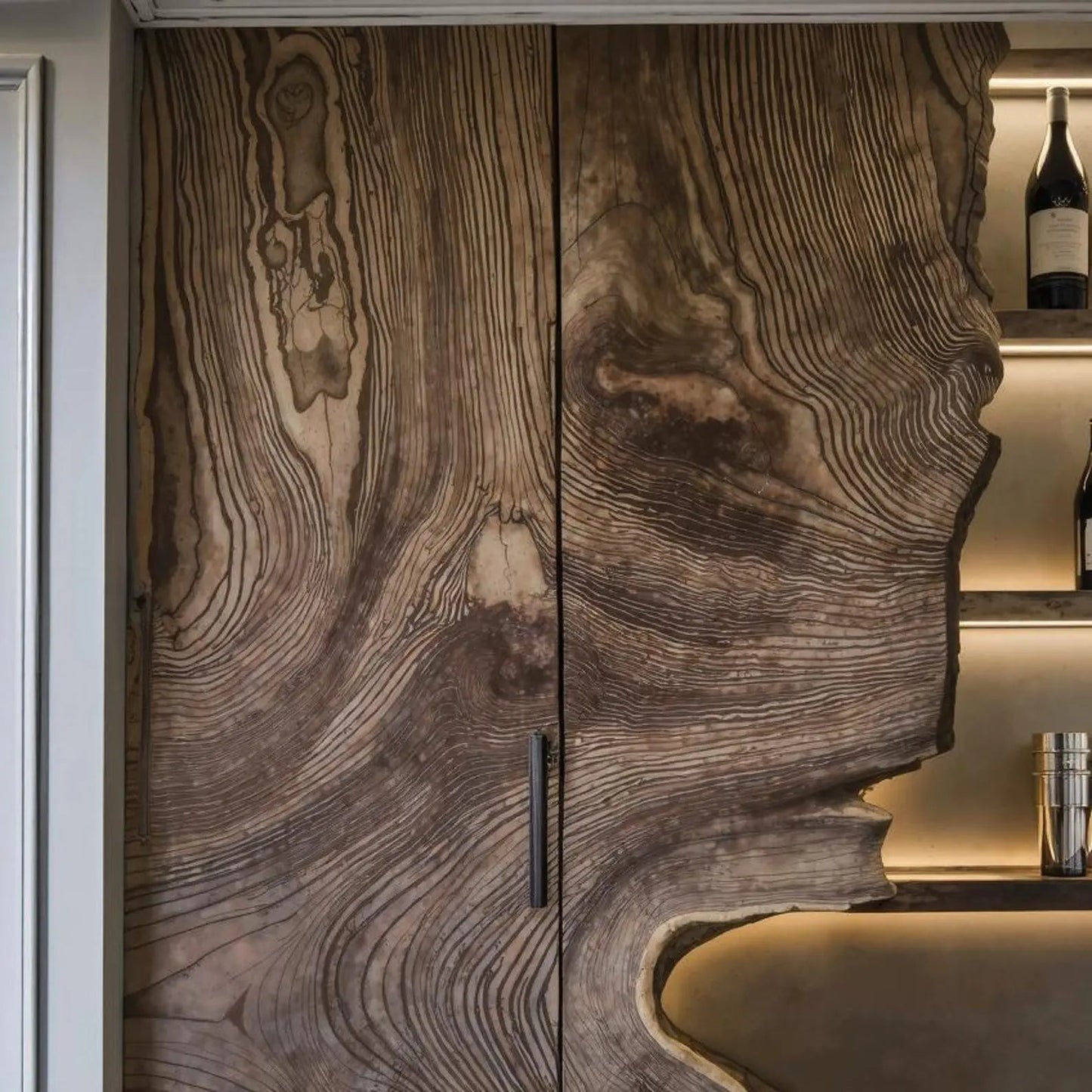 Modern Bar Cabinet With Wine Storage For Dining Room Kitchnce