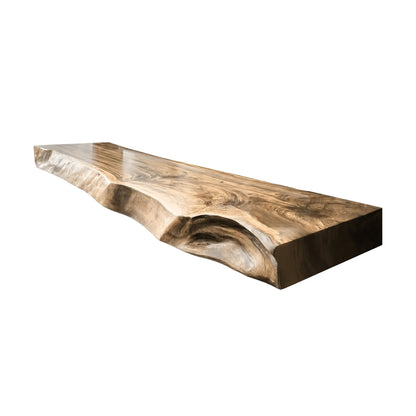 Korvane Live Edge Solid Wood Floating Bathroom Vanity Kitchnce