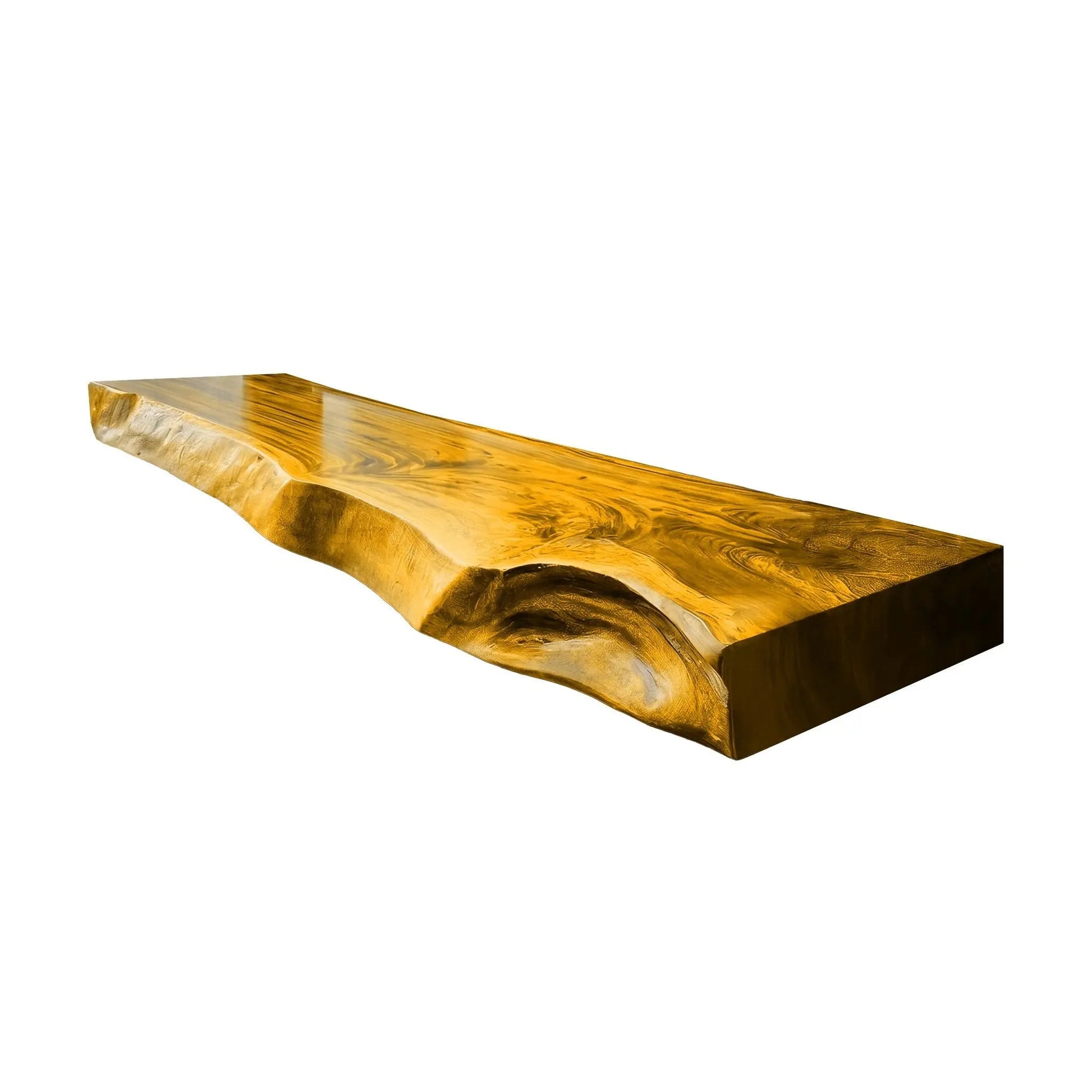 Korvane Live Edge Solid Wood Floating Bathroom Vanity Kitchnce