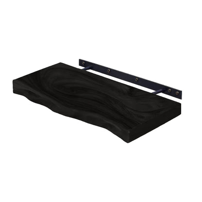 Driftedge Live Edge Solid Wood Floating Shelf Kitchnce