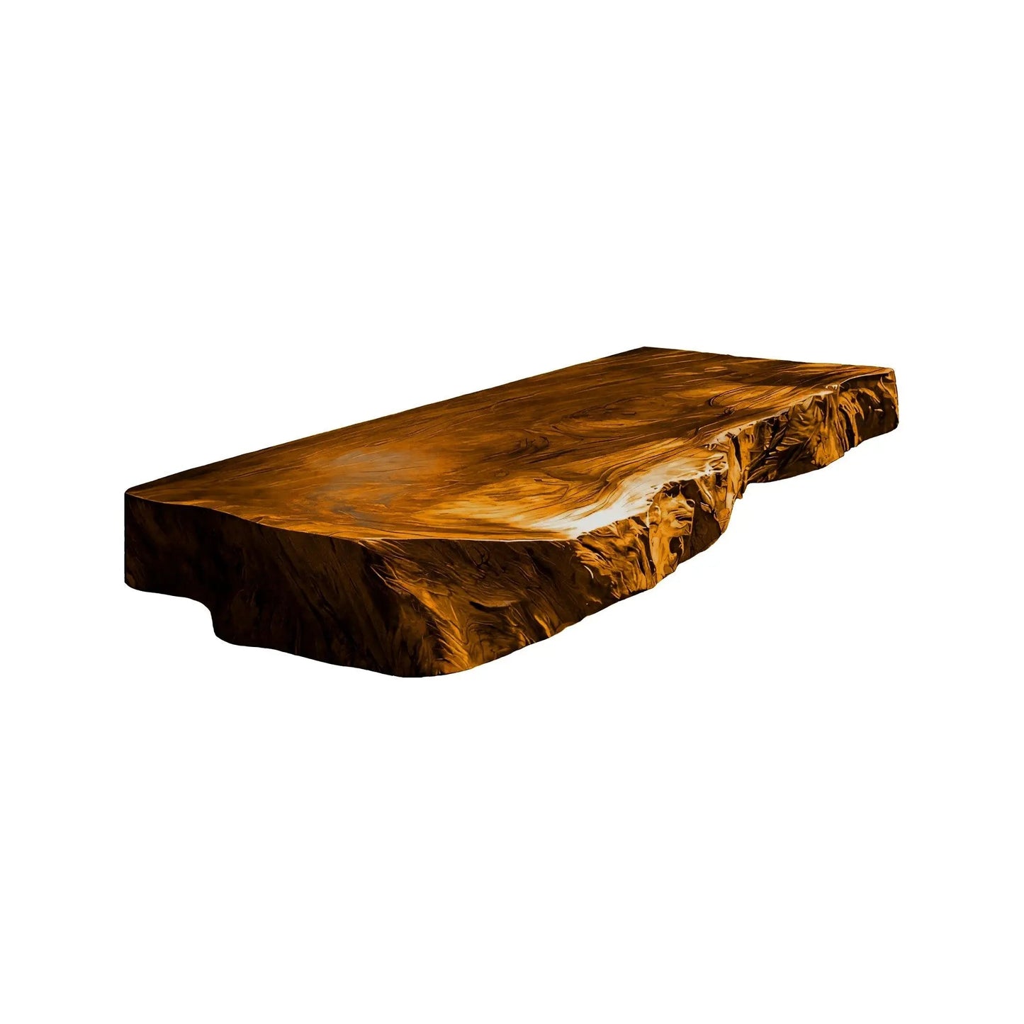 Lunara Live Edge Solid Wood Floating Bathroom Vanity Kitchnce