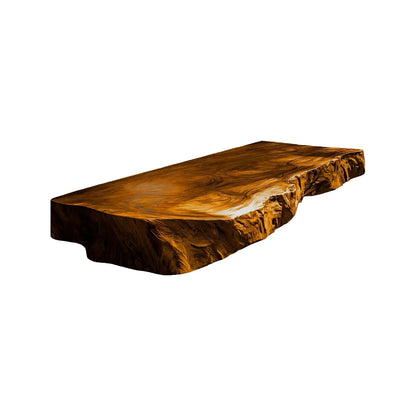 Lunara Live Edge Solid Wood Floating Bathroom Vanity Kitchnce