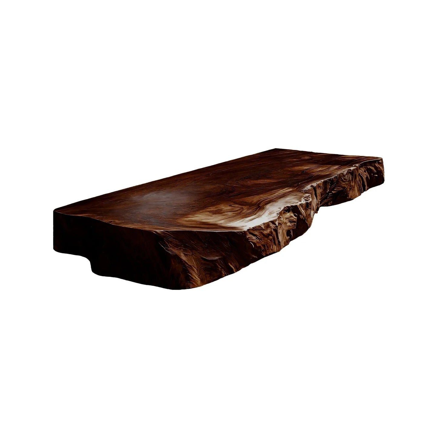Lunara Live Edge Solid Wood Floating Bathroom Vanity Kitchnce