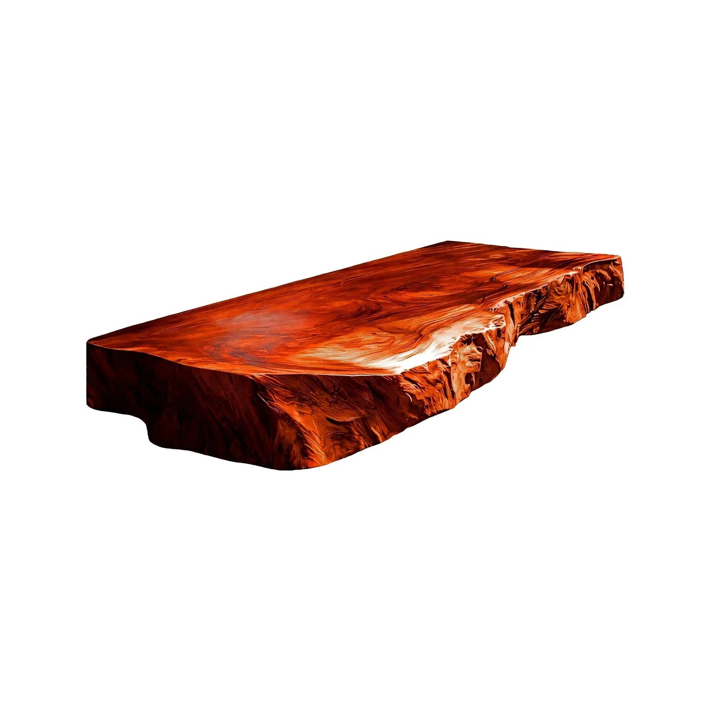Lunara Live Edge Solid Wood Floating Bathroom Vanity Kitchnce