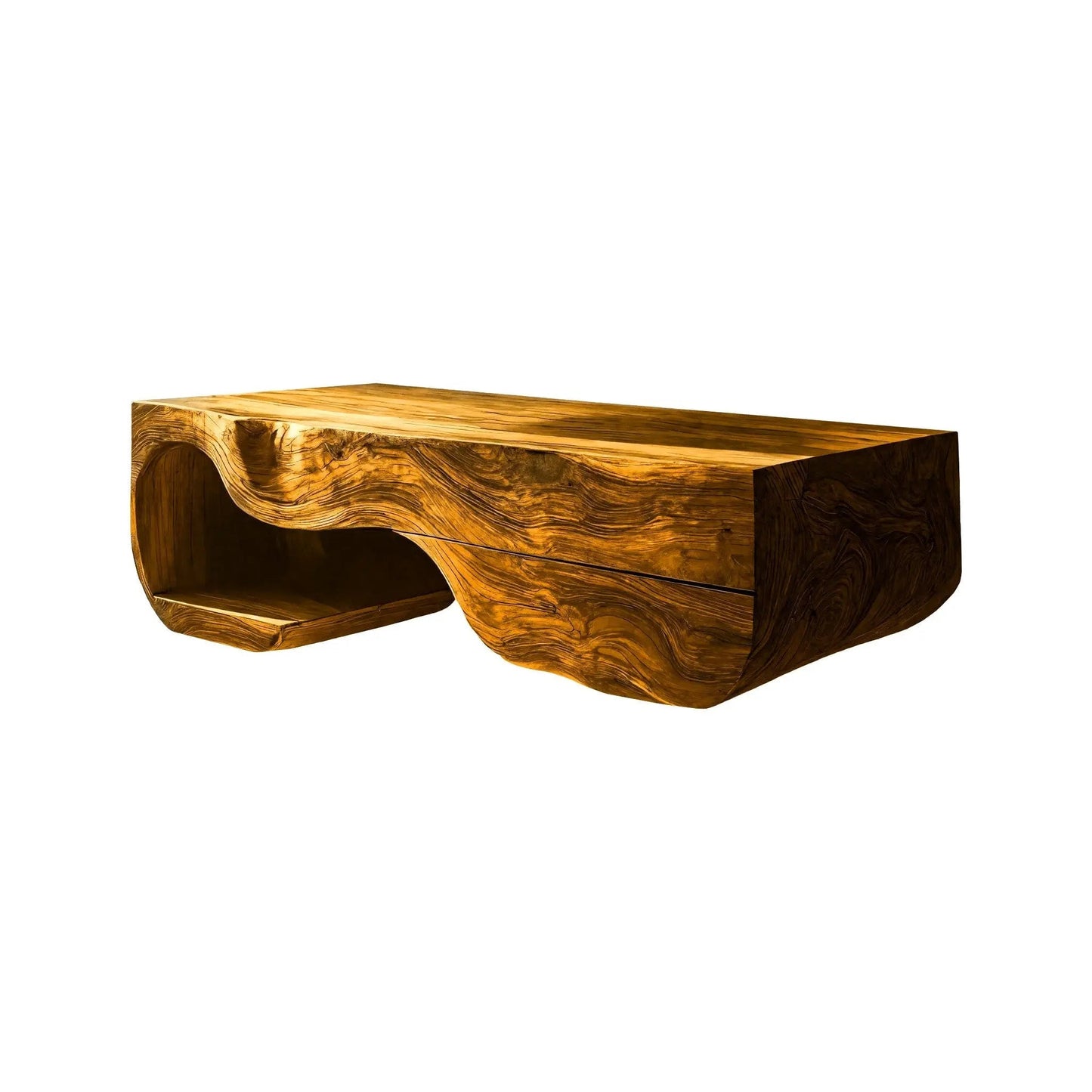 Merona Sculpted Solid Wood Floating Bathroom Vanity with Drawers Kitchnce