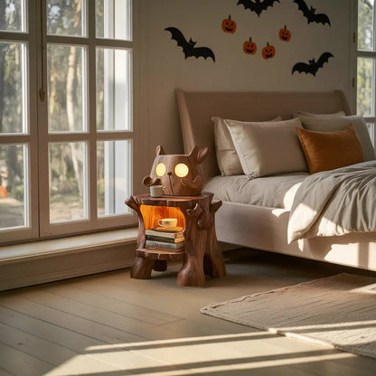 Farmhouse Wooden Nightstand For Furniture Accents Kitchnce