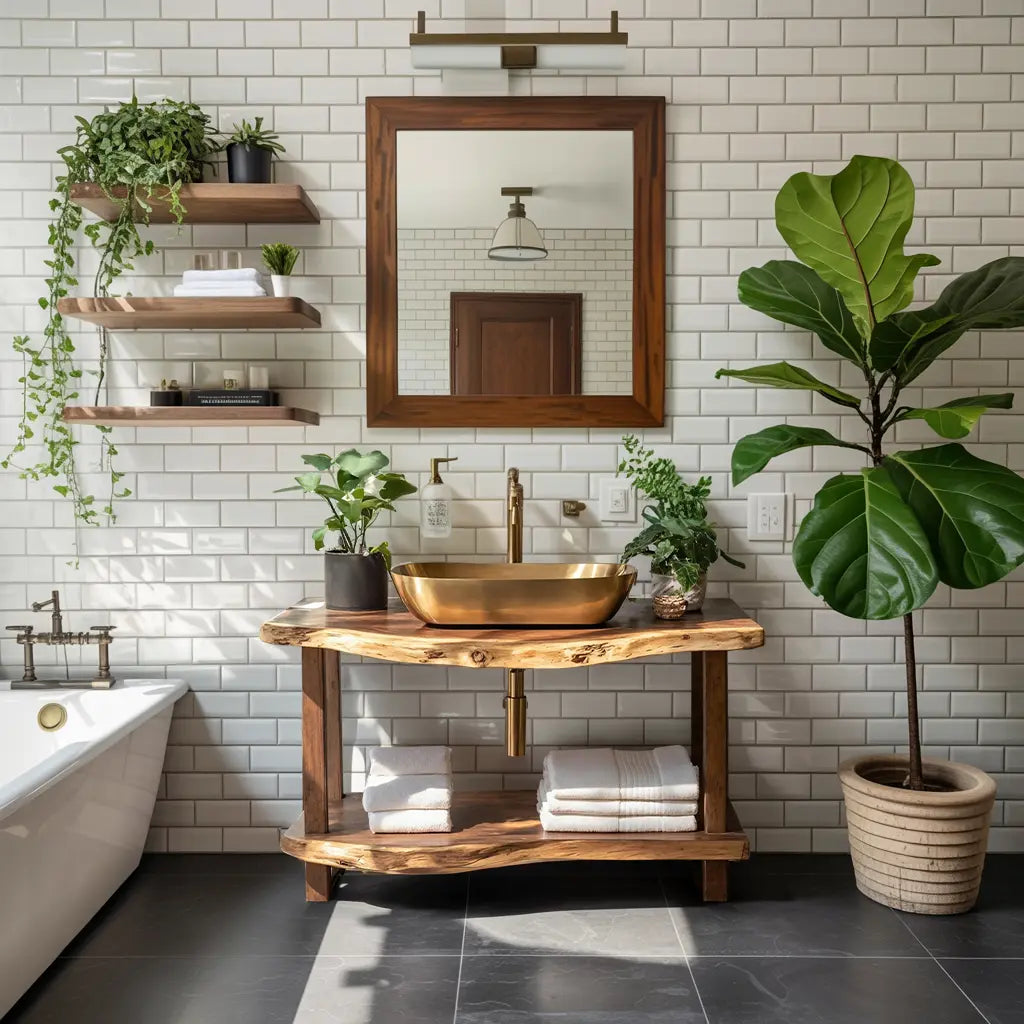 Mid Century Vanity With Storage For Bathroom Style Kitchnce