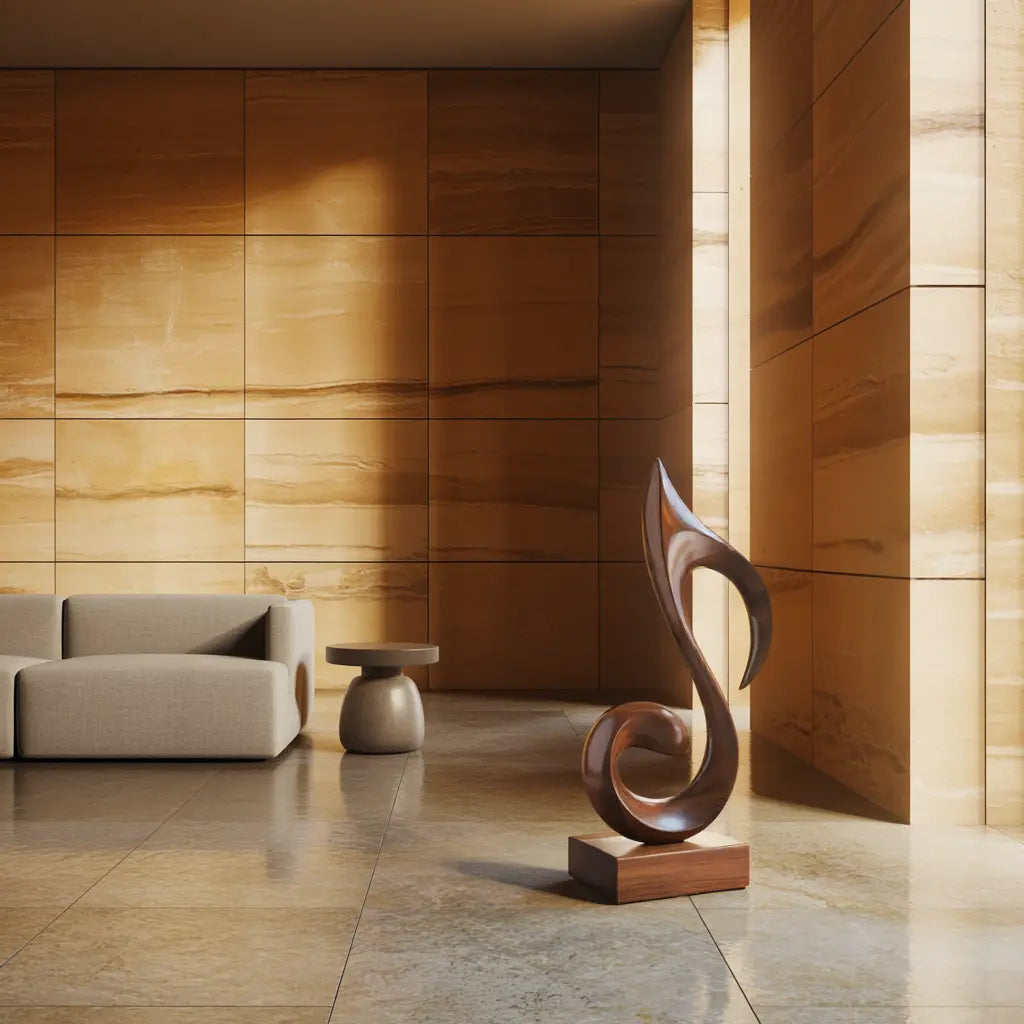 Mid Century Abstract Sculpture For Outdoor Garden Style Kitchnce
