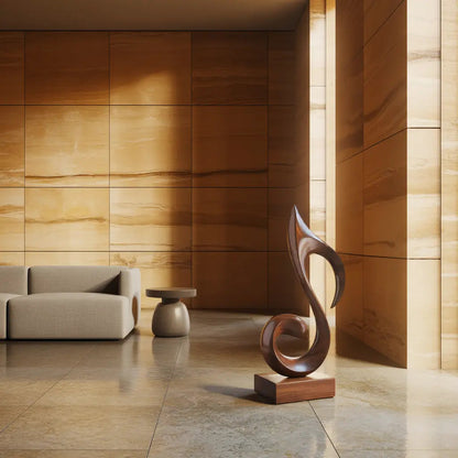Mid Century Abstract Sculpture For Outdoor Garden Style Kitchnce