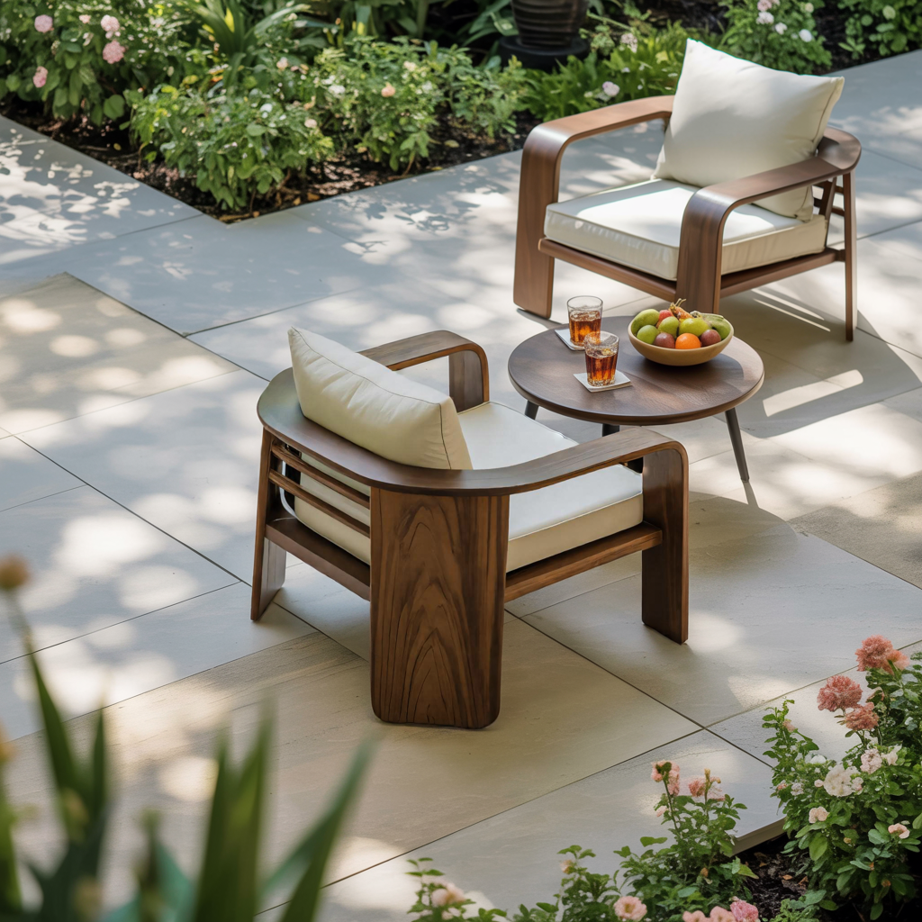 Modern Outdoor Wood Lounge Chair For Patio Or Garden Kitchnce