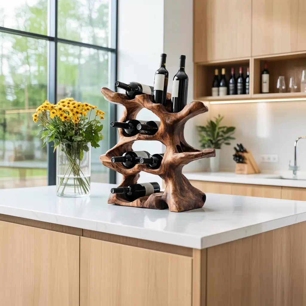 Farmhouse Wine Holder For Kitchen Rustic Wall Design Kitchnce