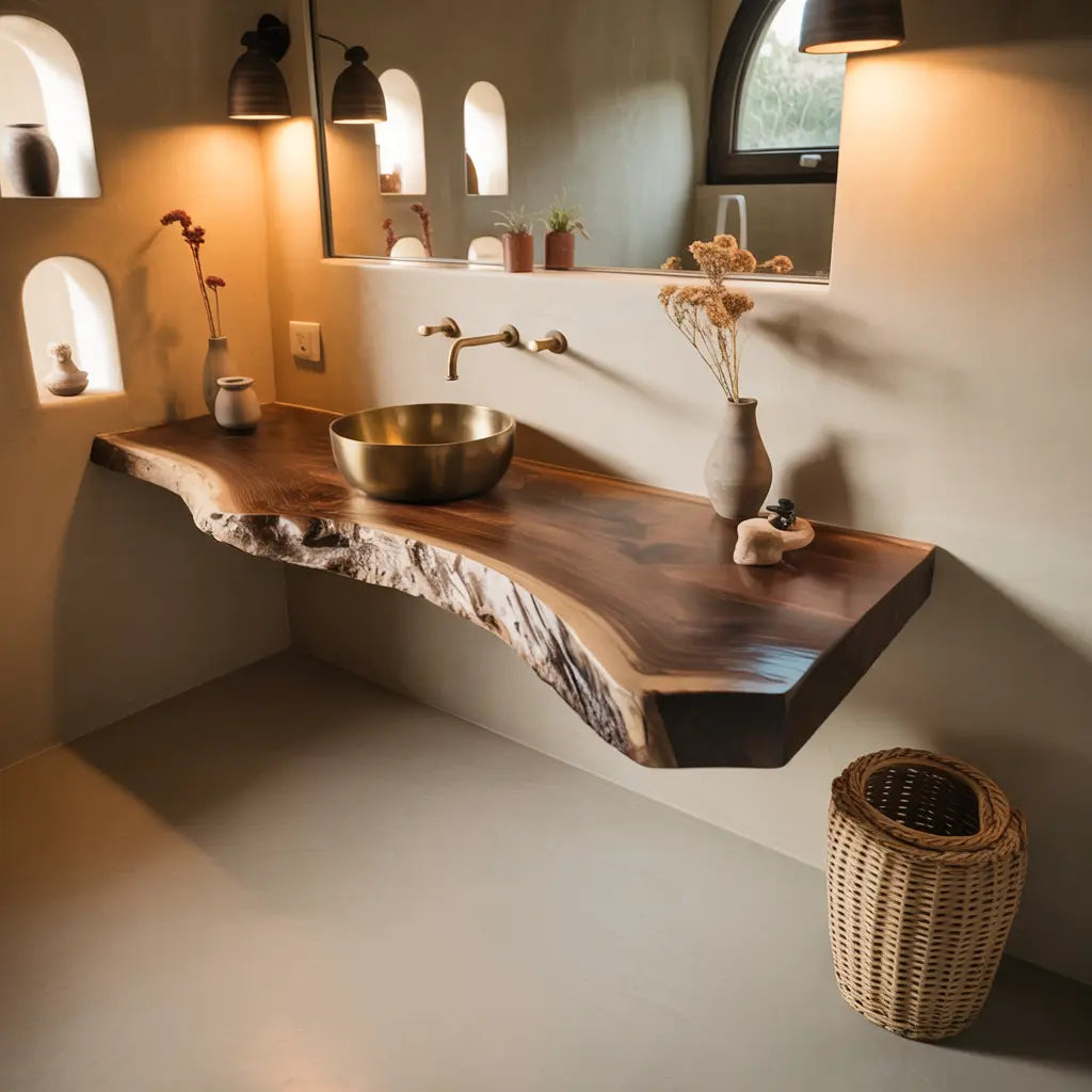 Riverbend Solid Wood Floating Bathroom Vanity Kitchnce