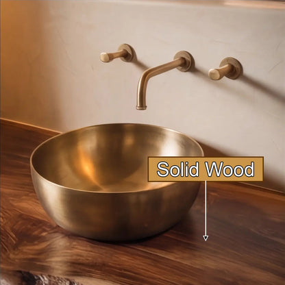 Riverbend Solid Wood Floating Bathroom Vanity Kitchnce