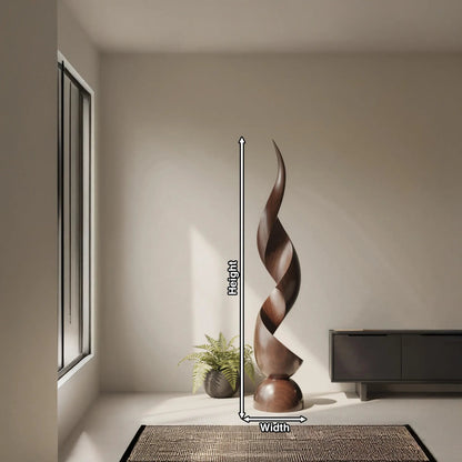 Handcrafted Organic Contemporary Landscape Sculpture For Office Decor Kitchnce
