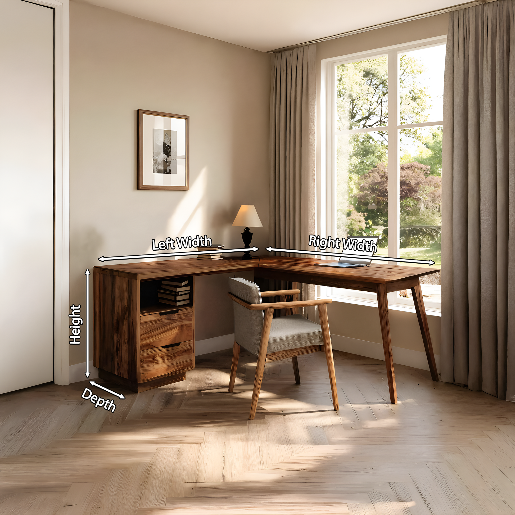 Minimal L Shaped Desk For Home Workspace Kitchnce
