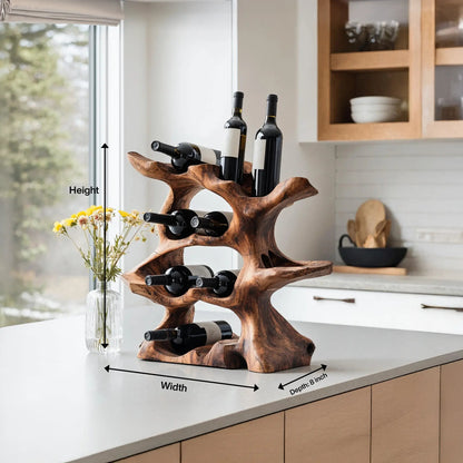 Farmhouse Wine Holder For Kitchen Rustic Wall Design Kitchnce