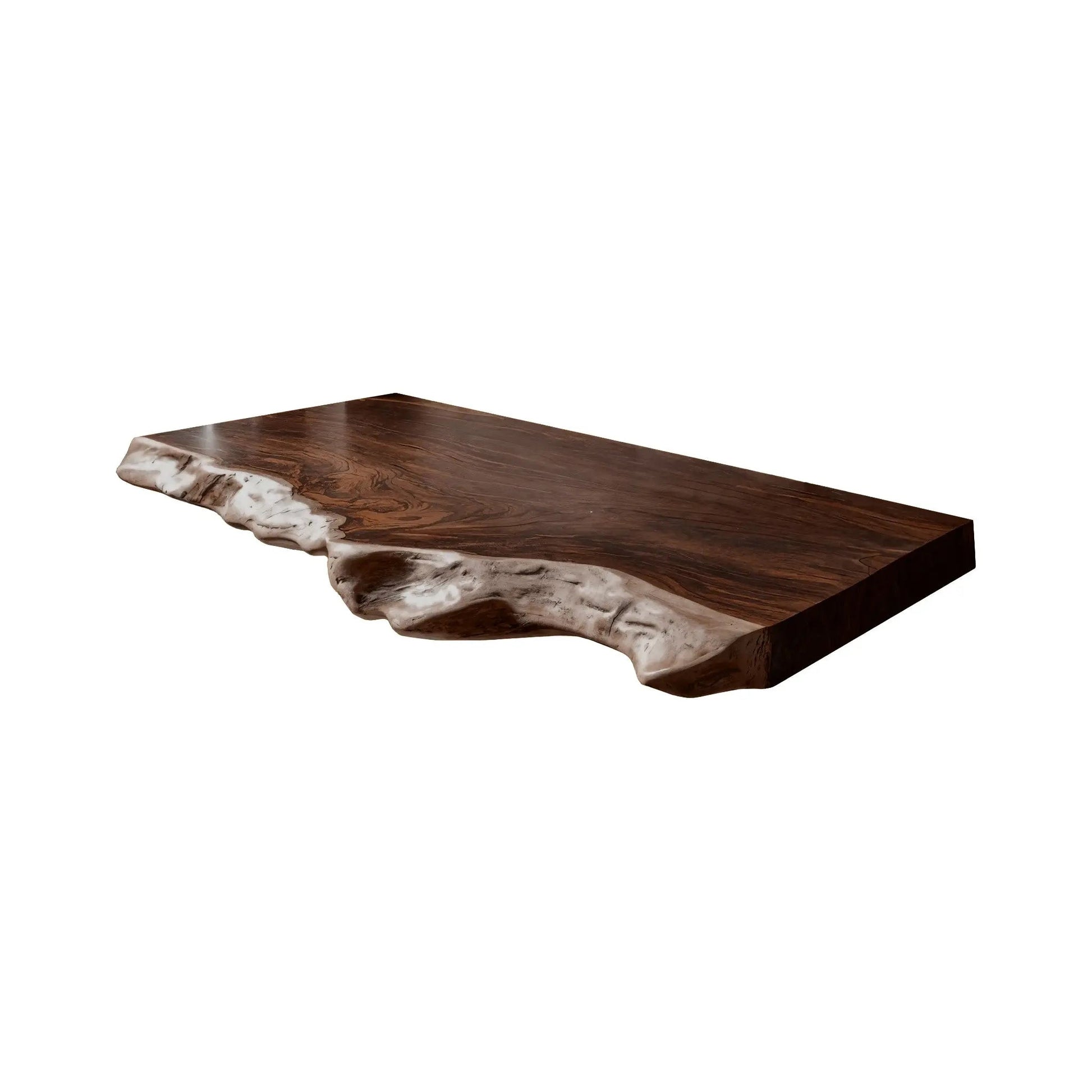 Solara Live Edge Solid Wood Floating Bathroom Vanity Kitchnce