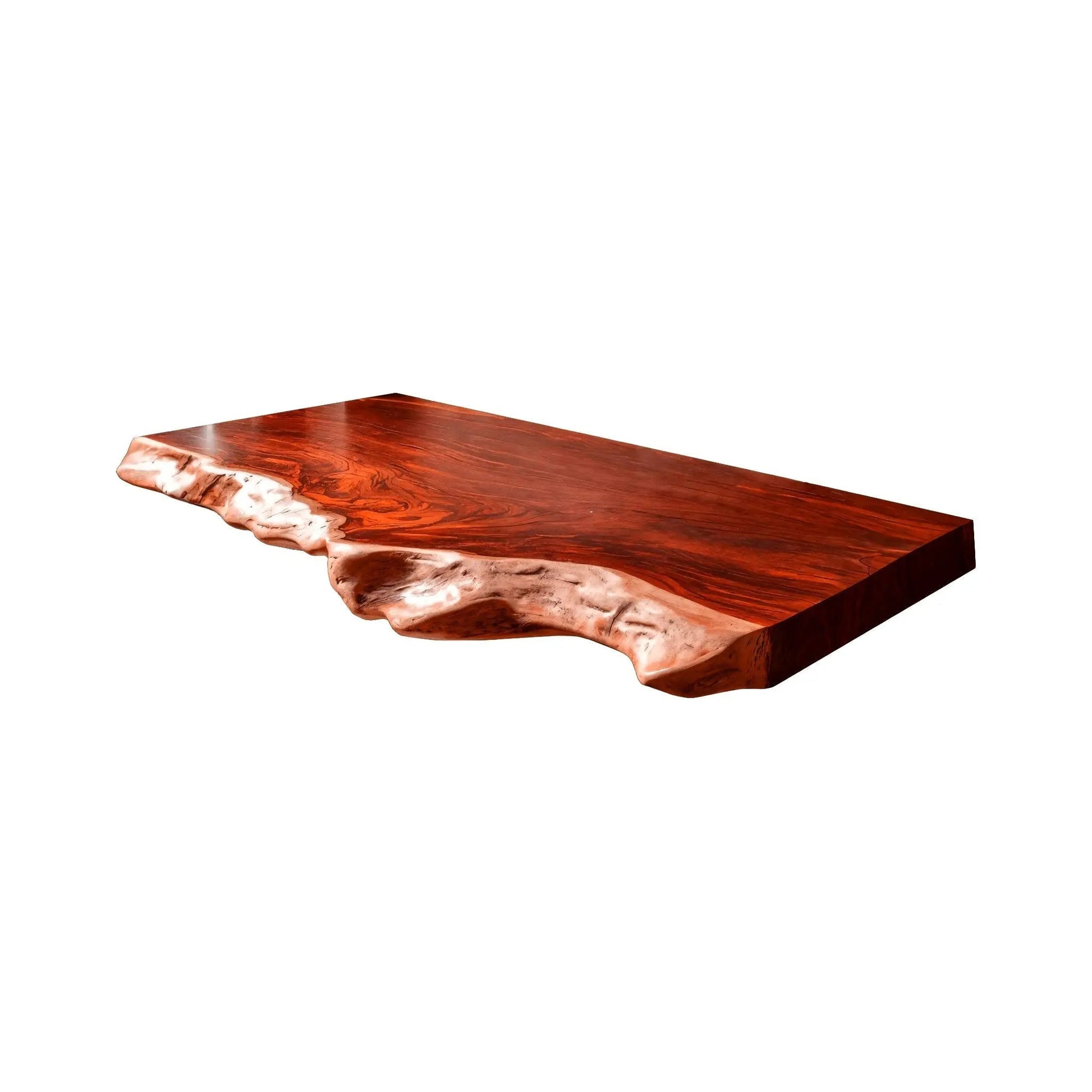 Solara Live Edge Solid Wood Floating Bathroom Vanity Kitchnce