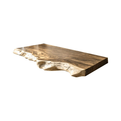 Solara Live Edge Solid Wood Floating Bathroom Vanity Kitchnce