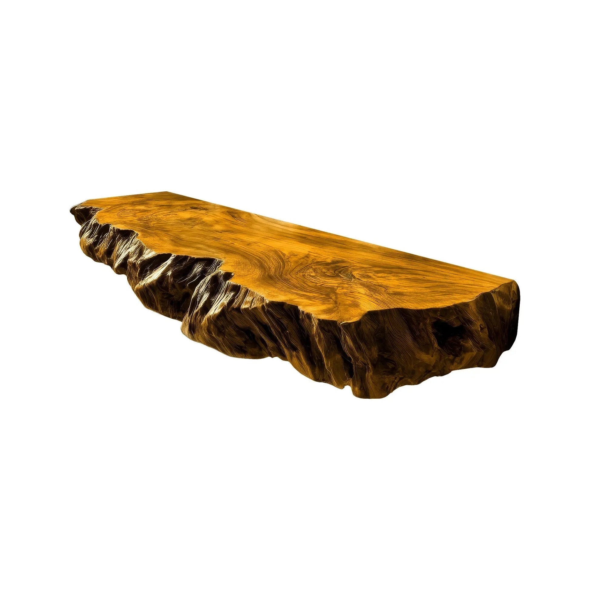 Norvian Live Edge Solid Wood Floating Bathroom Vanity SPA905613 Kitchnce