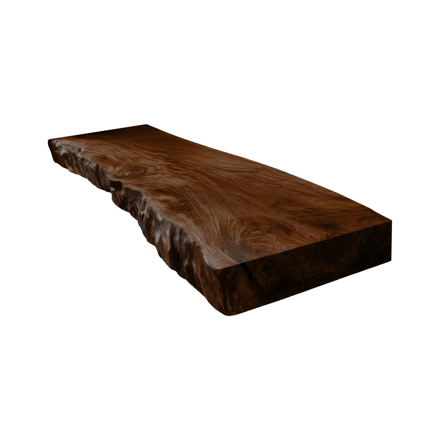 Thalric Live Edge Solid Wood Floating Bathroom Vanity Kitchnce