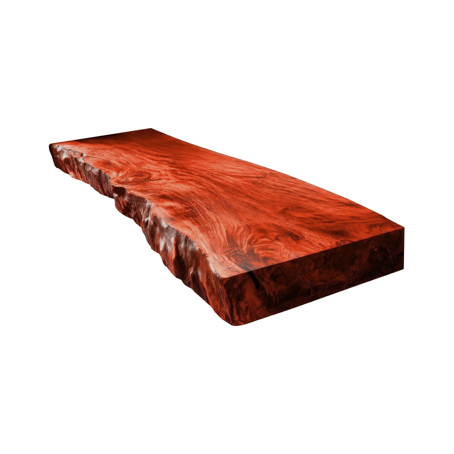 Thalric Live Edge Solid Wood Floating Bathroom Vanity Kitchnce