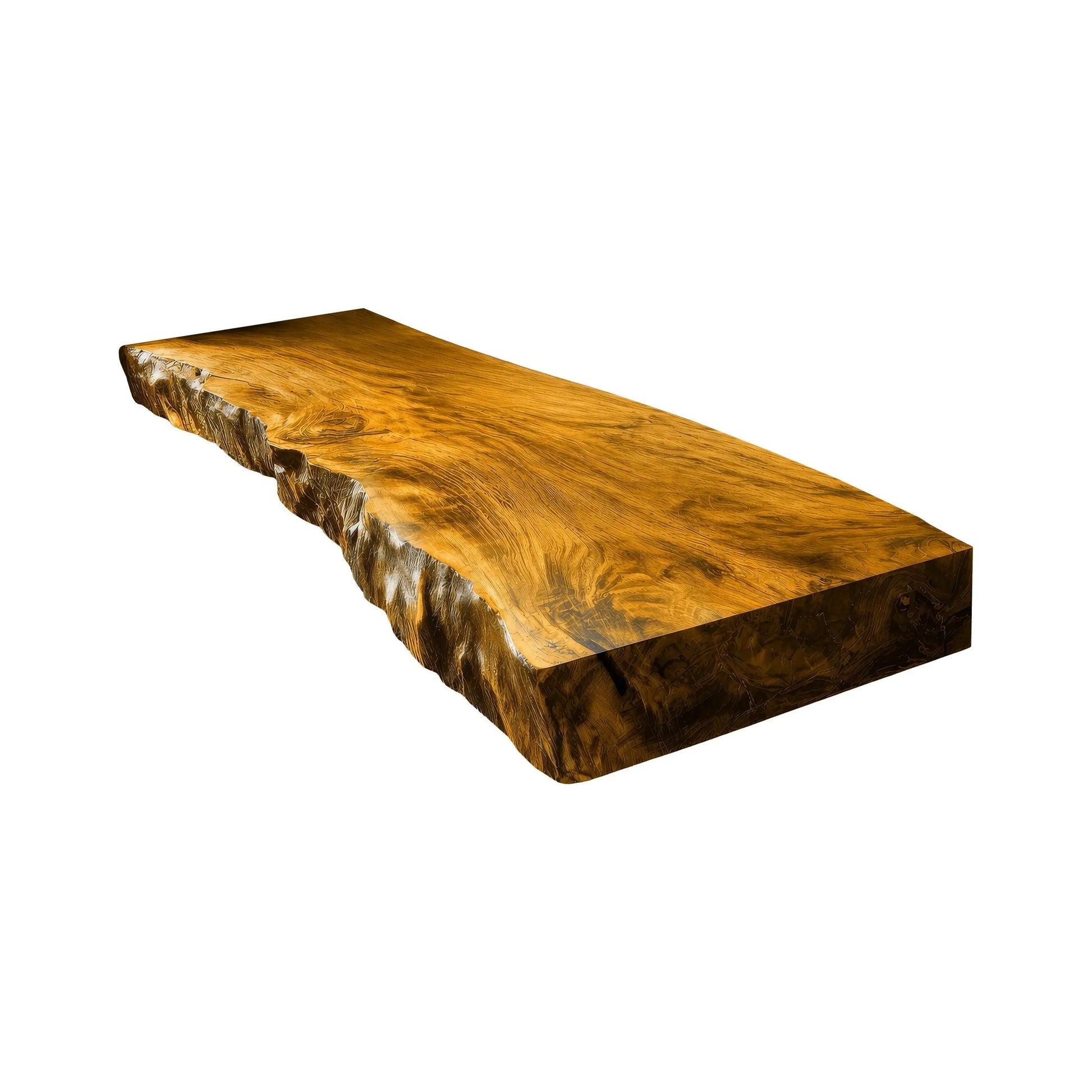 Thalric Live Edge Solid Wood Floating Bathroom Vanity Kitchnce