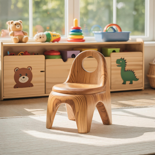 Montessori Toddler Chair Ergonomic Seat Playroom Or Preschool Kitchnce