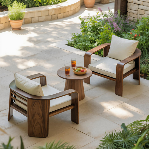 Modern Outdoor Wood Lounge Chair For Patio Or Garden Kitchnce