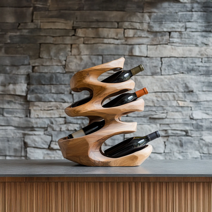 Farmhouse Wine Holder For Cozy Dining Room Kitchnce