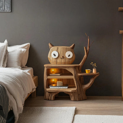 Farmhouse Wood Side Table For Cozy Bedroom Corners Kitchnce