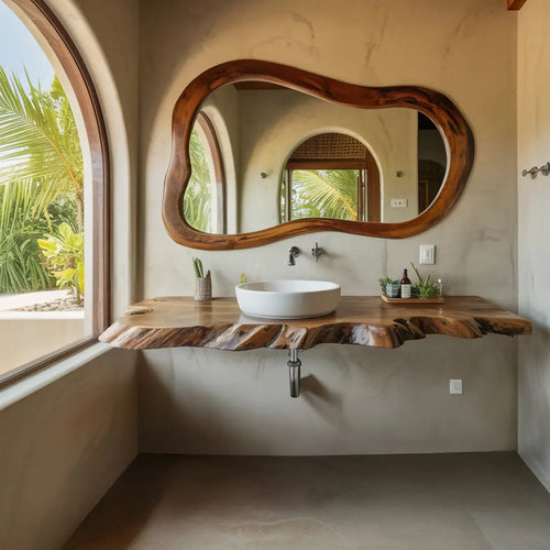 Tidewood Live Edge Floating Bathroom Vanity Kitchnce