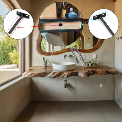 Tidewood Live Edge Floating Bathroom Vanity Kitchnce