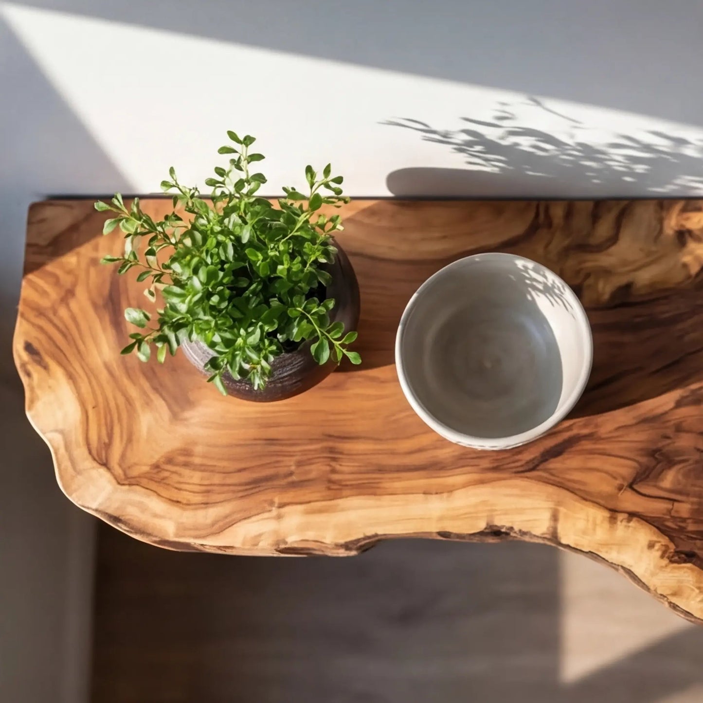 Torvello Live Edge Solid Wood Floating Shelf SPA965832 Kitchnce