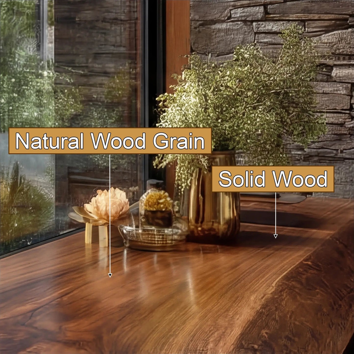 Valdren Sculpted Live Edge Solid Wood Floating Bathroom Vanity with Integrated Sink SPA354346 Kitchnce