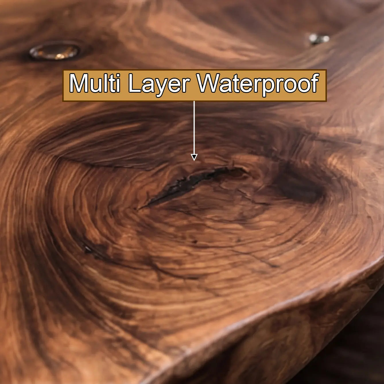 Valtero Sculpted Live Edge Solid Wood Floating Bathroom Vanity with Integrated Sink Kitchnce