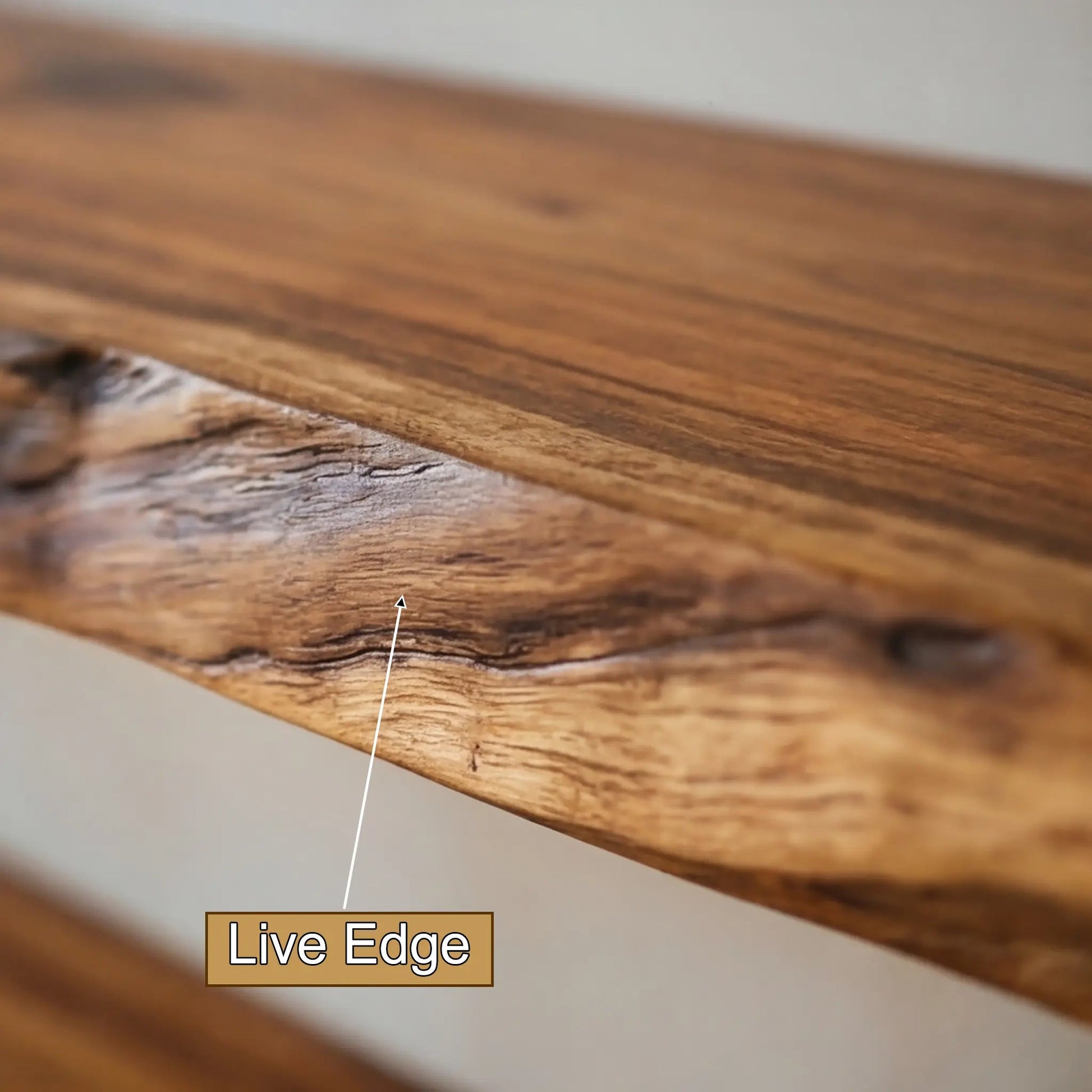 Varneth Live Edge Solid Wood Floating Shelf SPA503125 Kitchnce