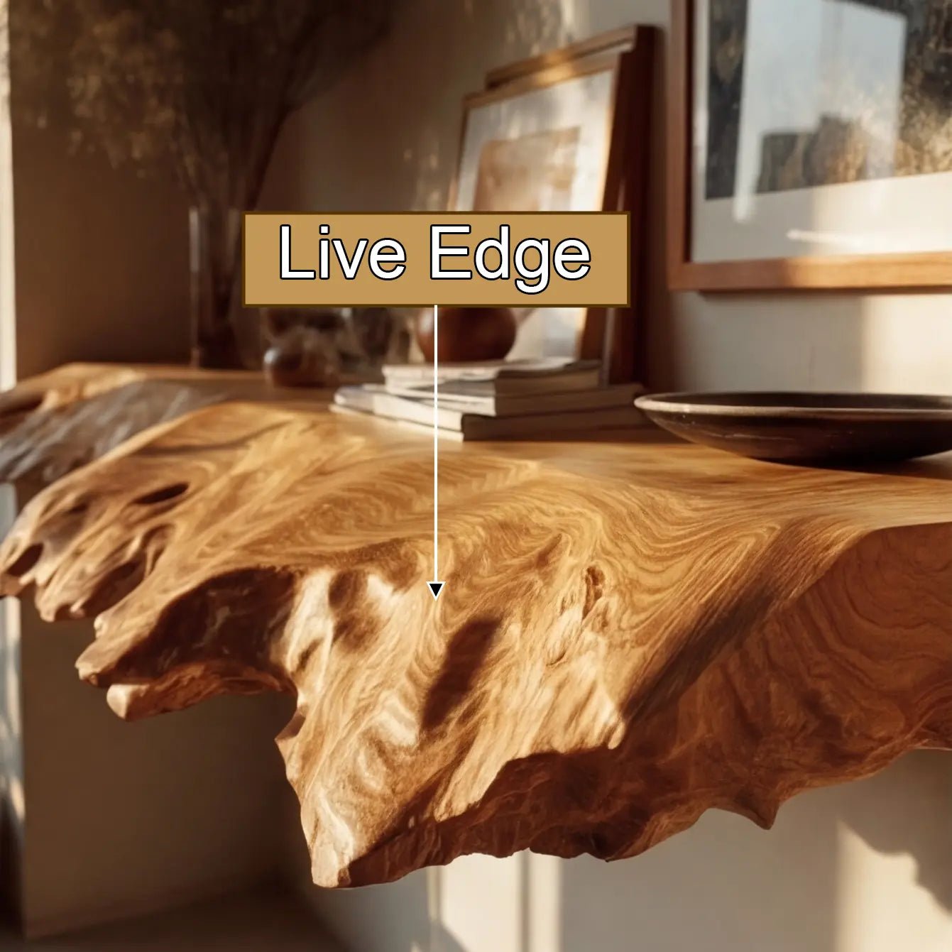 Veltrano Sculpted Solid Wood Floating Shelf SPA436488 Kitchnce