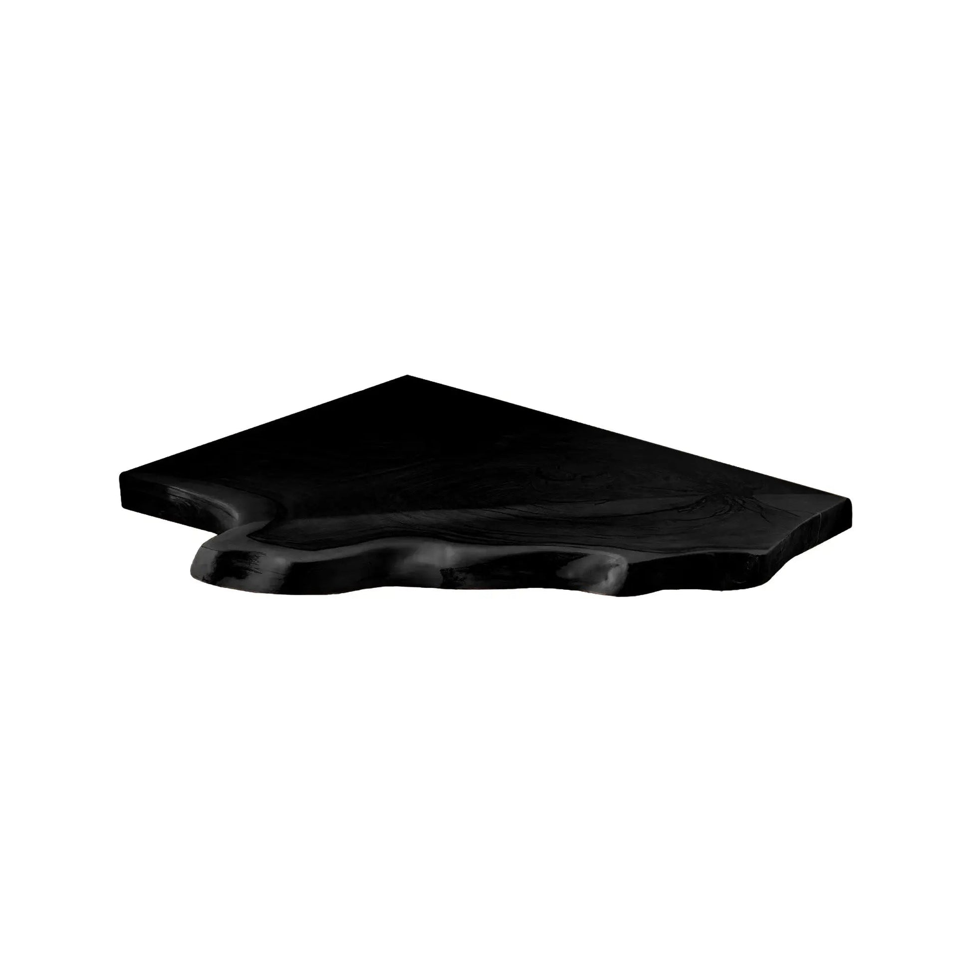 Wavedge Live Edge Floating Corner Shelf Kitchnce