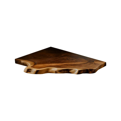 Wavedge Live Edge Floating Corner Shelf Kitchnce