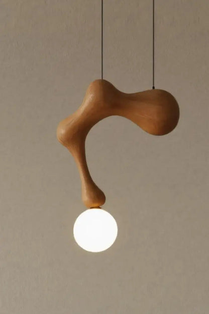 Modern Organic Pendant Light With Sculptural Form For Dining Room Kitchnce
