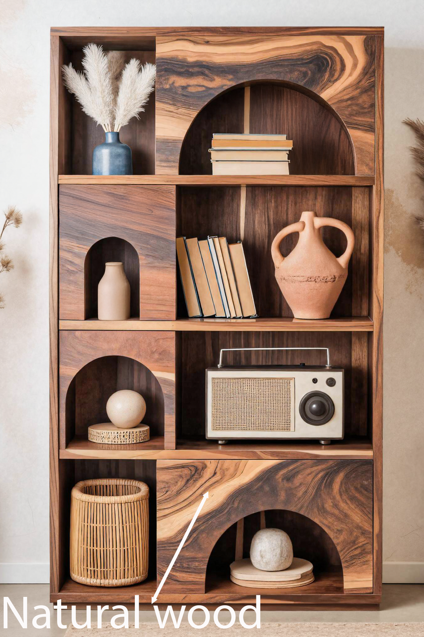 Modern Arch Bookshelf For Living Room Or Office Kitchnce