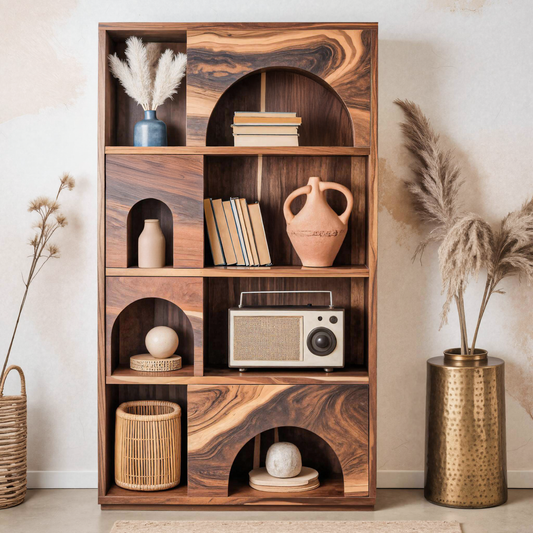 Modern Arch Bookshelf For Living Room Or Office Kitchnce